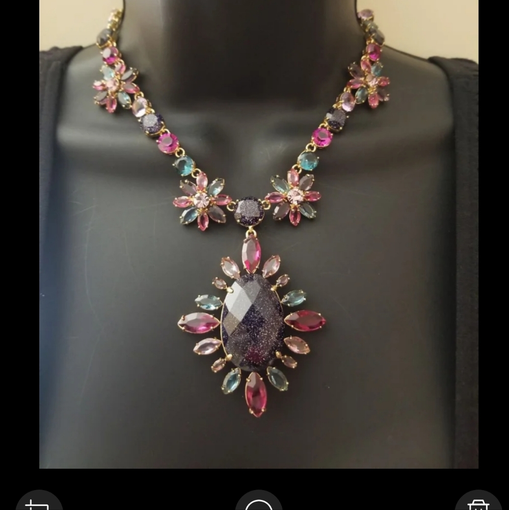 Nwt Kate ♠️ Spade midnight chrysalis necklace